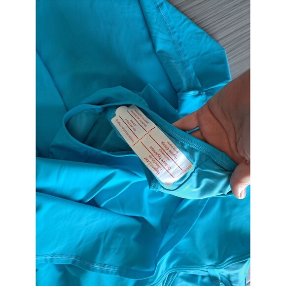 NEW Lands End Wrap Swim Dress Women's V-Neck Tulip One Piece Swimsuit Size XL 18 - Picture 12 of 12